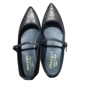 Maypol Anthropologie Rota Percival Mary Jane Flat in Bronze eu 37 US 6.5